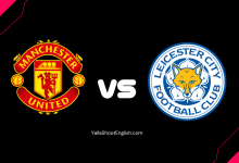 Man United vs Leicester City Yalla Shoot